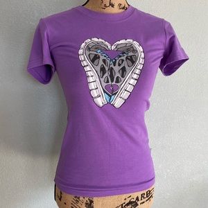 Womens Nike XS Dri-fit Cotton Tee Purple